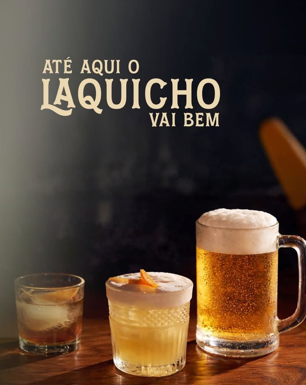 Drinks e cervejas do Laquicho